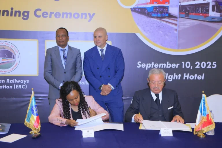 Ethiopian Railways Corporation and COIPA Italia S.P. A. Sign Strategic Cooperation Framework Agreement